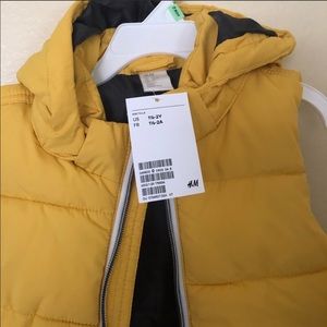 H&M kids yellow vest